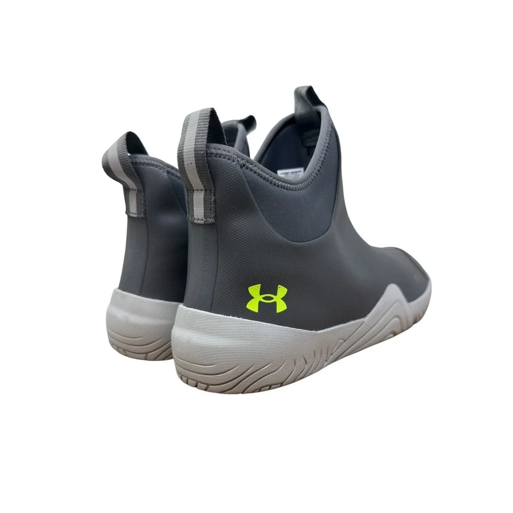 Under Armour Storm Proof deck Boots Mens 11 Grey Neon Waterproof 3026906-101